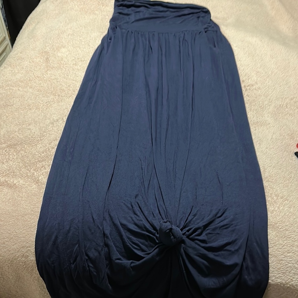 Elegant Navy Blue Skirt